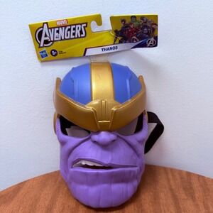 Hasbro Marvel Avengers Thanos Mask Kids 5+ Purple Gold Costume Accessory